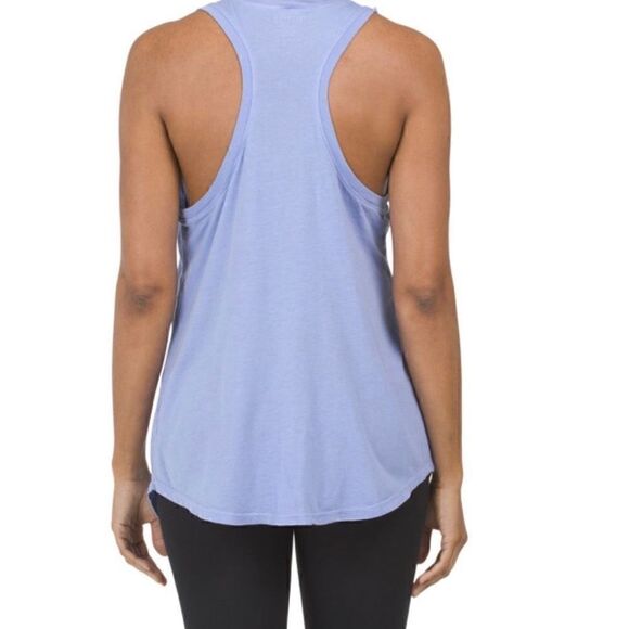 Peloton PS121 Flow Racerback Tank in Cornflower Blue Front Logo Women’s Small - Picture 4 of 10